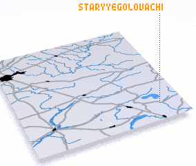 3d view of Staryye Golovachi