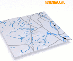 3d view of Ash Shallāl