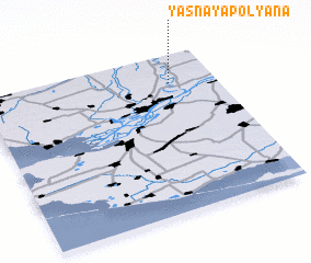 3d view of Yasnaya Polyana