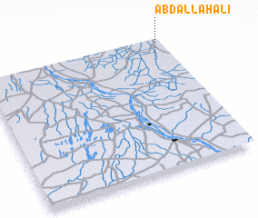 3d view of ‘Abd Allāh ‘Alī