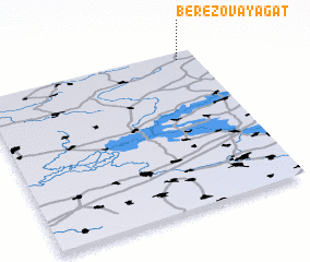 3d view of Berëzovaya Gatʼ