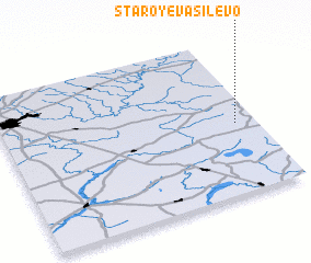 3d view of Staroye Vasilëvo