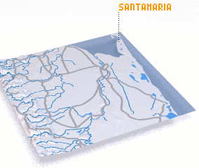 3d view of Santa Maria