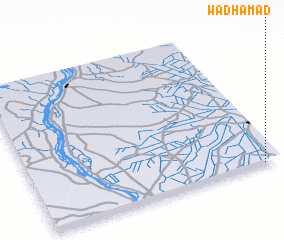 3d view of Wad Ḩamad