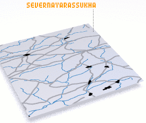 3d view of Severnaya Rassukha