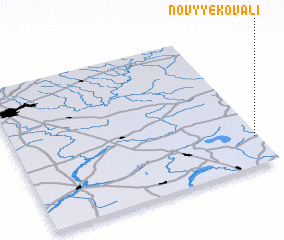 3d view of Novyye Kovali