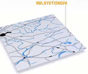 3d view of Maloye Tishëvo