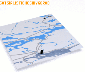 3d view of Sotsialisticheskiy Gorod