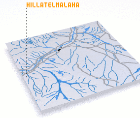 3d view of Hillat el Malaha