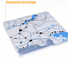 3d view of Tropinskiye Otruba