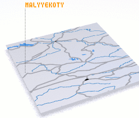 3d view of Malyye Koty