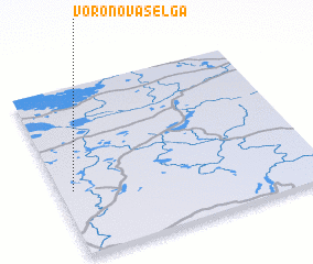 3d view of Voronova-Sel\