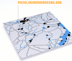 3d view of Posëlok Imeni Voroshilova