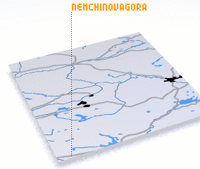 3d view of Nemchinova Gora