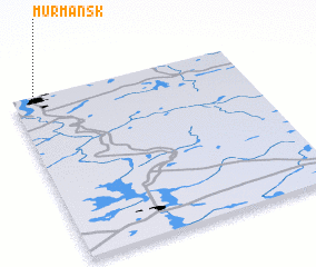 3d view of Murmansk