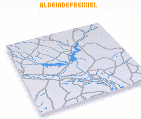 3d view of Aldeia de Freixiel