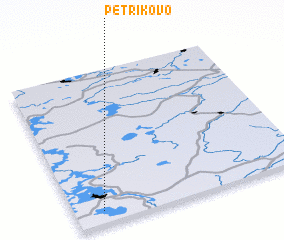 3d view of Petrikovo