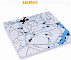 3d view of Belenʼkiy