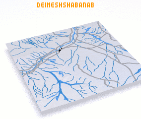 3d view of Deim esh Shab‘anab