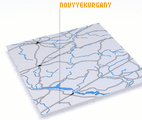 3d view of Novyye Kurgany