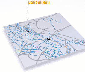 3d view of Wad Raḩmah