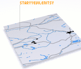 3d view of Staryye Vilenitsy