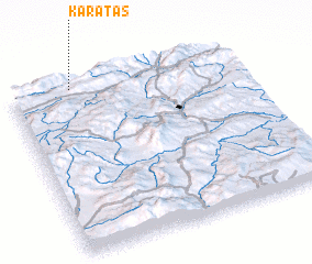 3d view of Karataş