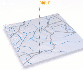 3d view of Dique