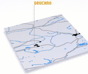 3d view of Druchno