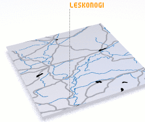 3d view of Leskonogi