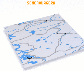 3d view of Semënova Gora