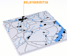 3d view of Belaya Krinitsa