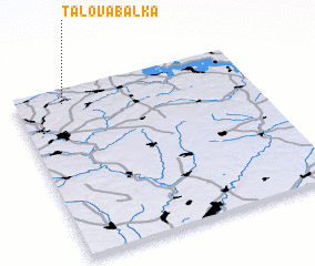 3d view of Talova Balka