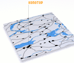 3d view of Konotop