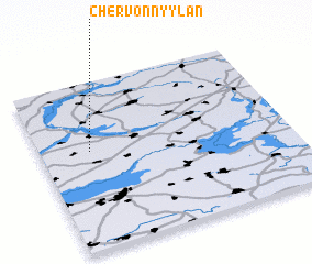 3d view of Chervonnyy Lan