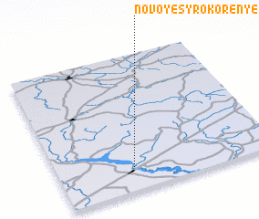 3d view of Novoye Syrokoren\