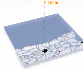 3d view of Nicosia