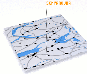 3d view of Semʼyanovka