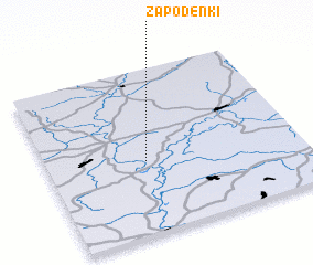 3d view of Zapodën\
