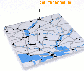 3d view of Rokitno-Donovka