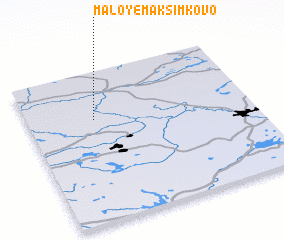 3d view of Maloye Maksimkovo