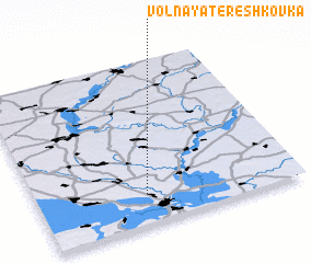 3d view of Volʼnaya Tereshkovka