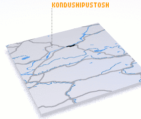 3d view of Kondushi-Pustosh\