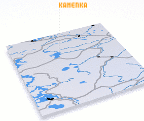 3d view of Kamenka