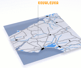 3d view of Kovalëvka