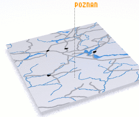 3d view of Poznan\