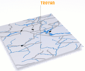 3d view of Troyan\