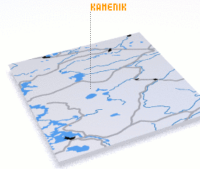 3d view of Kamenik