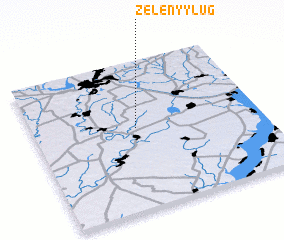 3d view of Zelënyy Lug
