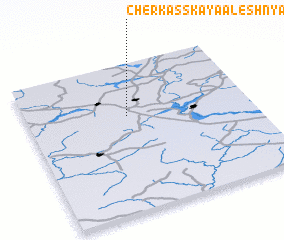 3d view of Cherkasskaya Alëshnya